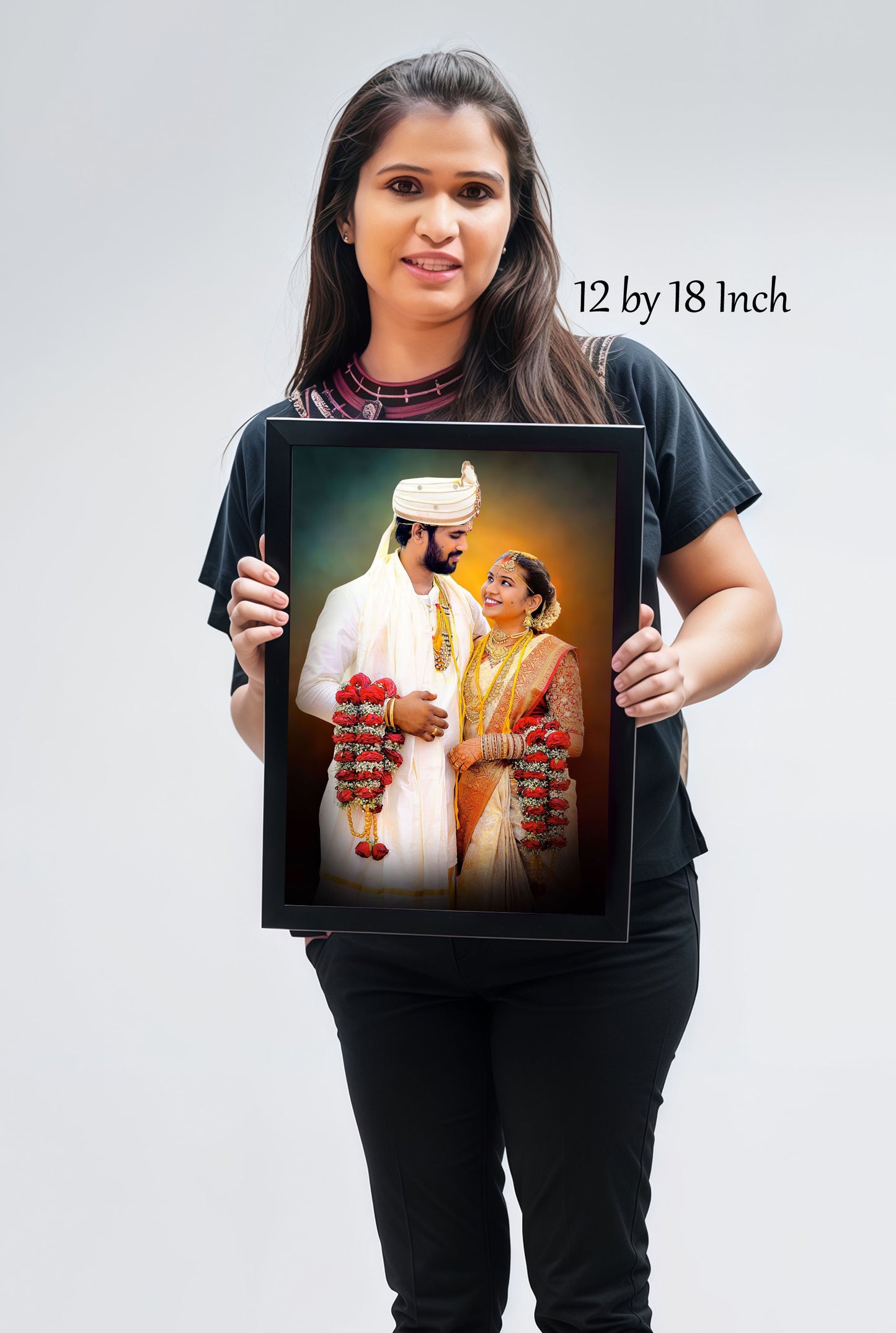 Digital Oil Painting With Frame