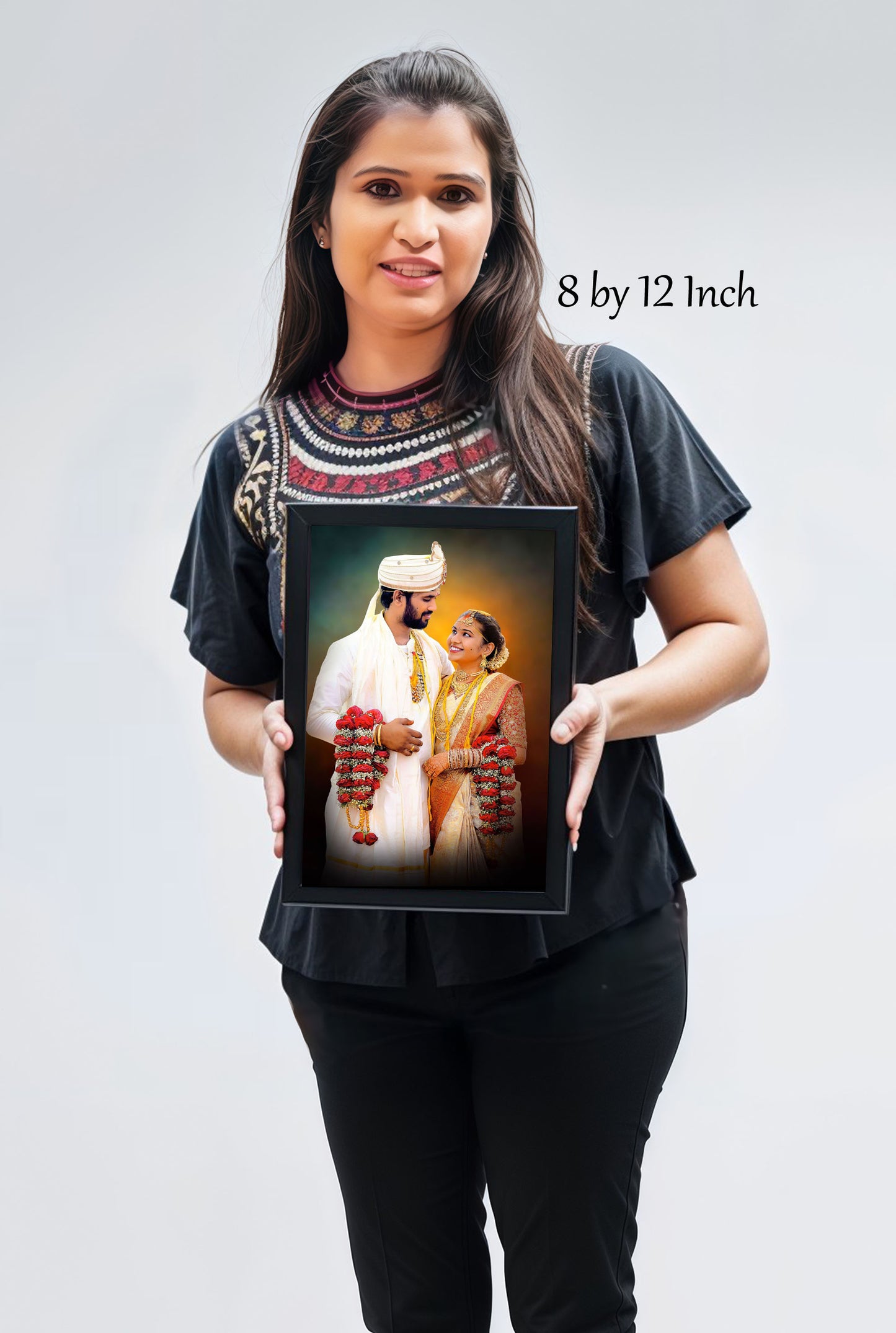Digital Oil Painting With Frame