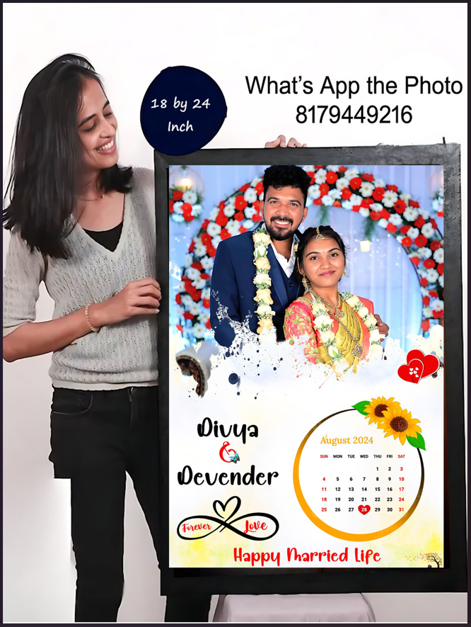 Calender Photo Frame