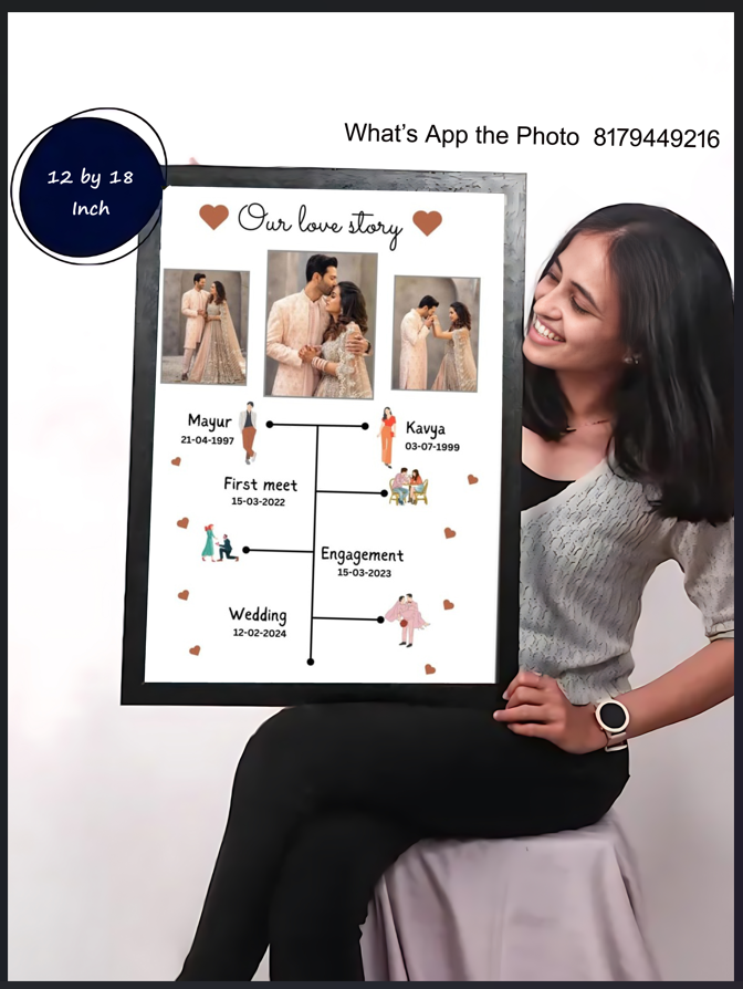 Love Story Photo Frame