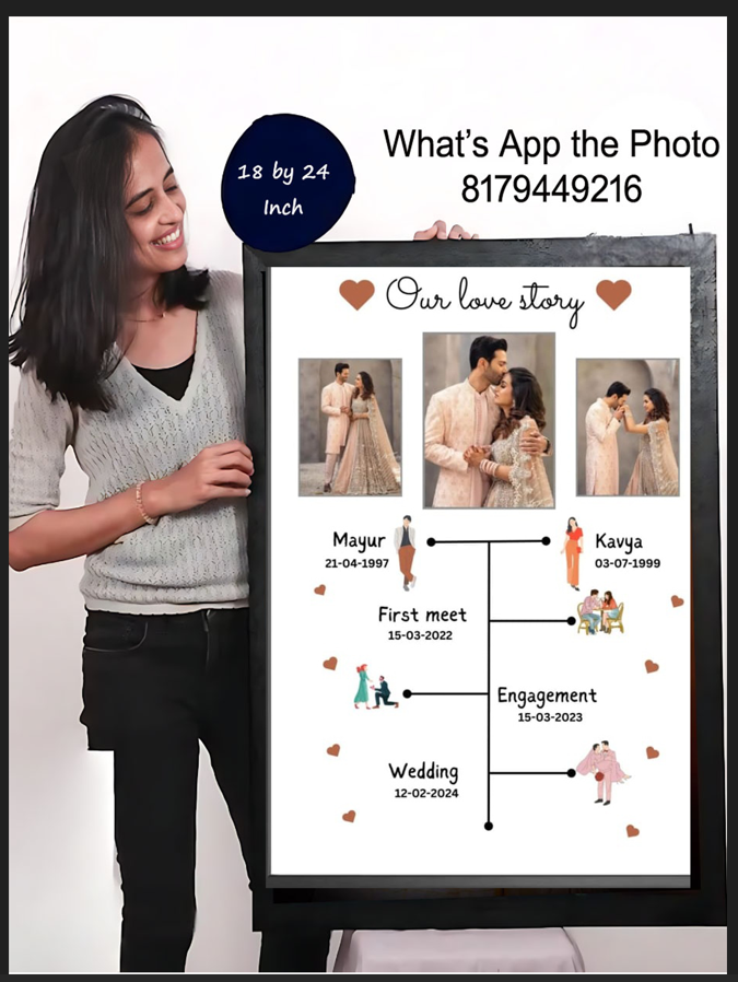 Love Story Photo Frame