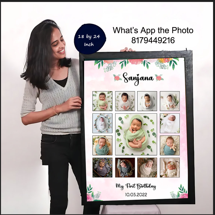 Baby Months Photo Frame