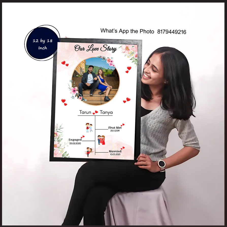 Love Story Photo Frame