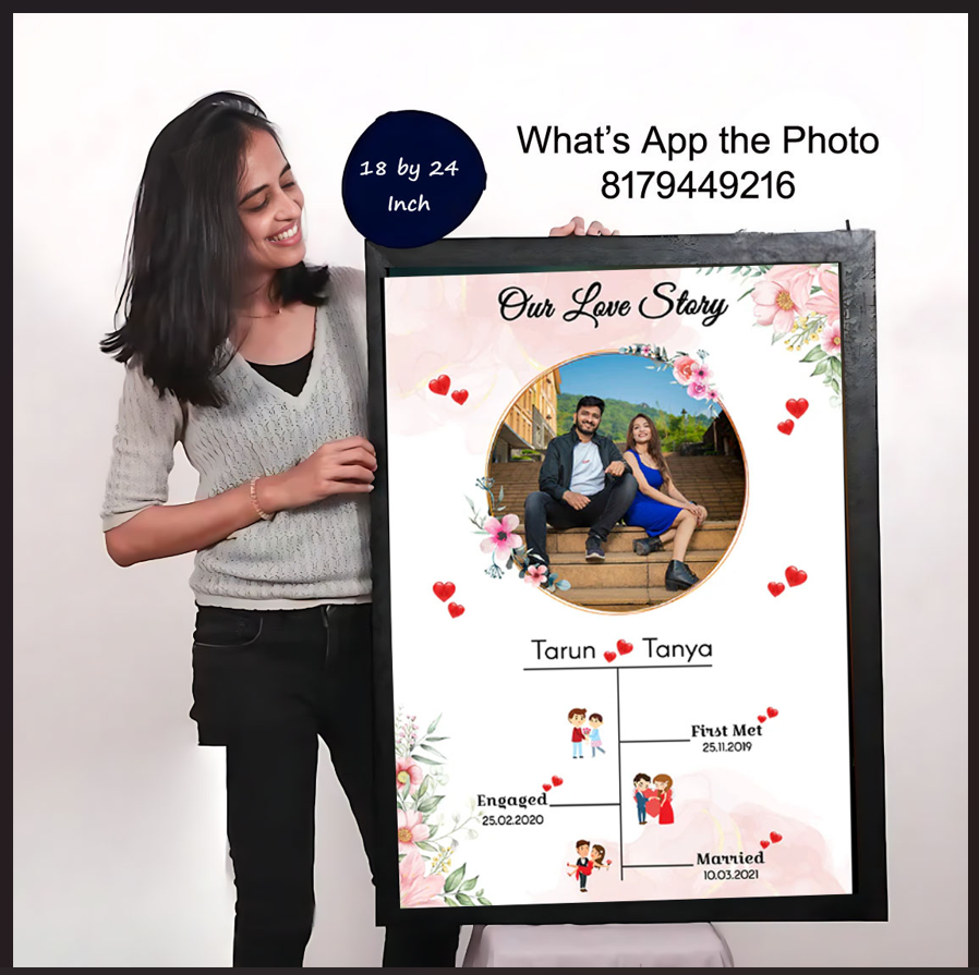 Love Story Photo Frame