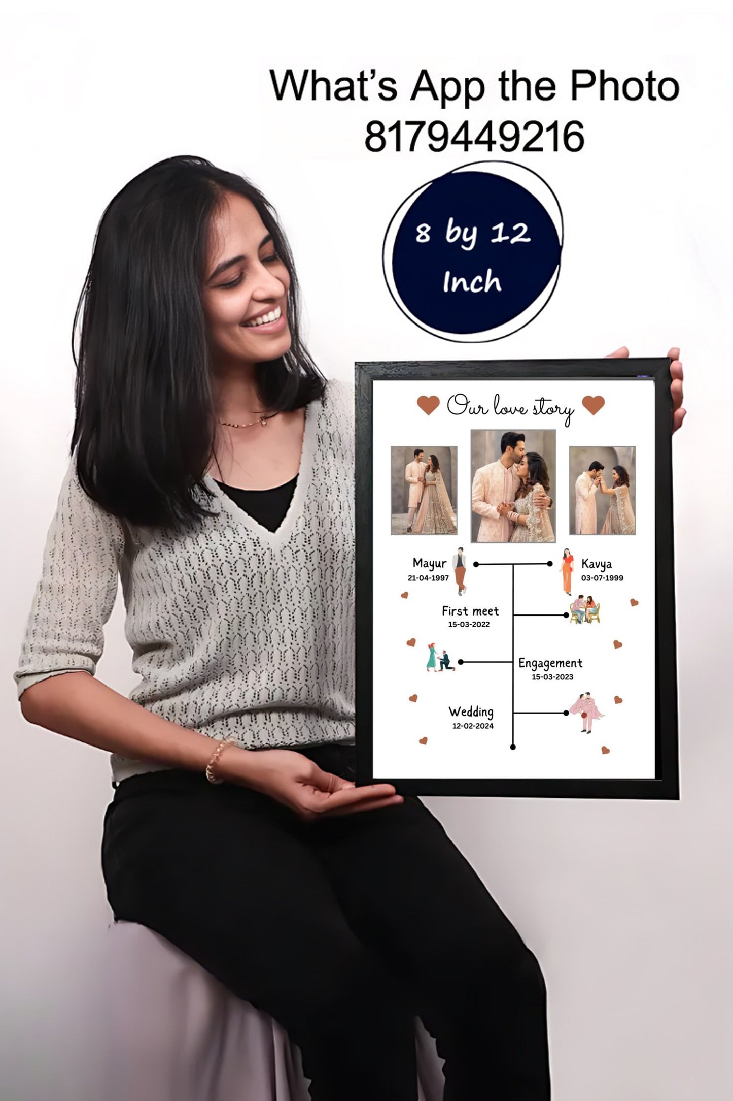 Love Story Photo Frame