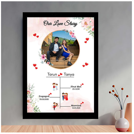 Love Story Photo Frame