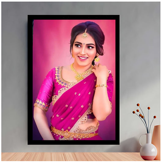 Digital Oil Painting With Frame
