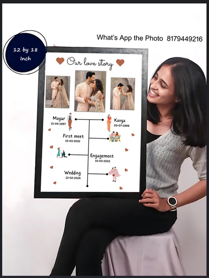 Love Story Photo Frame