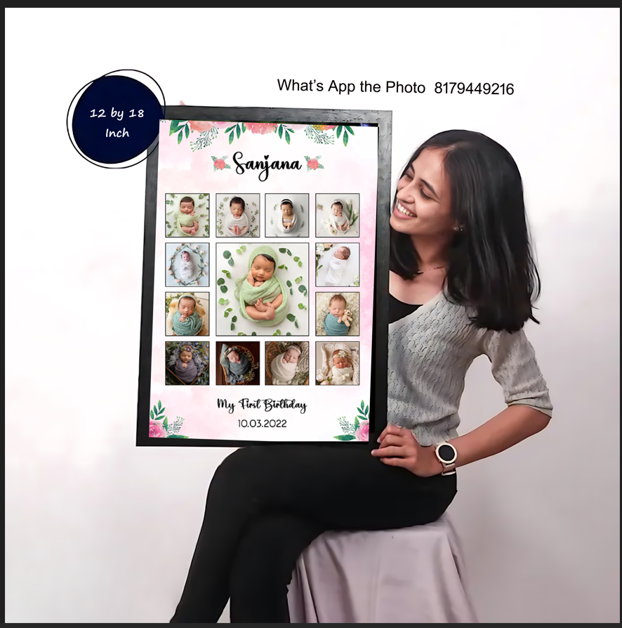 Baby Months Photo Frame