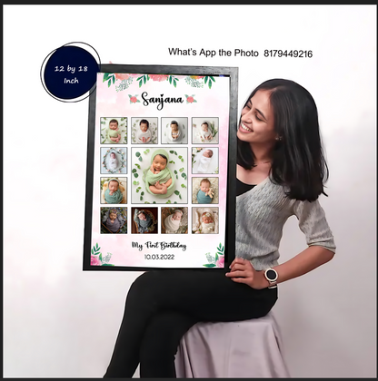 Baby Months Photo Frame