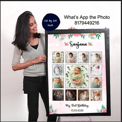 Baby Months Photo Frame