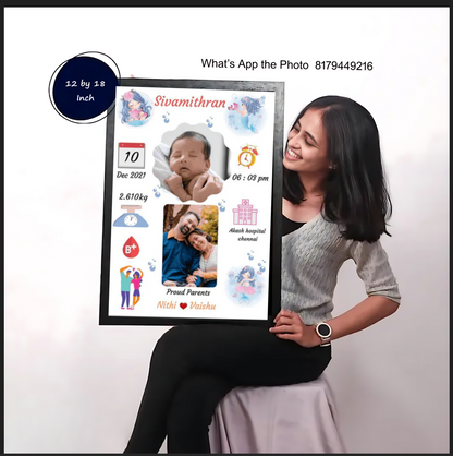 Child Birth Photo Frames