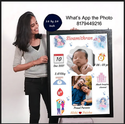 Child Birth Photo Frames