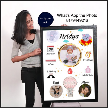 Child Birth Photo Frames